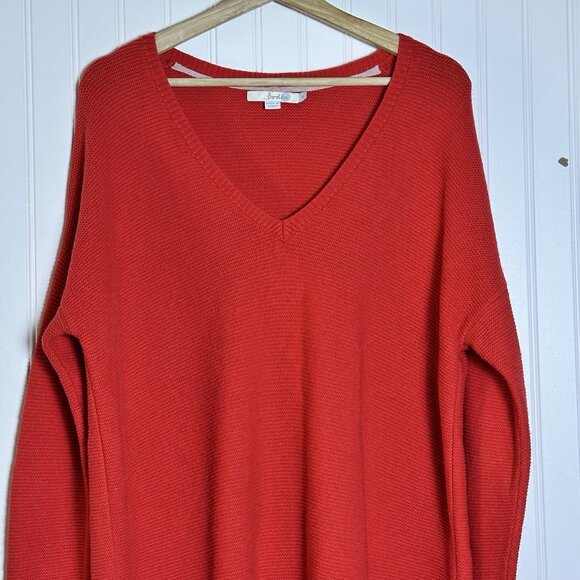Boden Clare V-Neck Sweater Jumper Pullover Cotton Wool size L Relax Fit Casual - Picture 5 of 13
